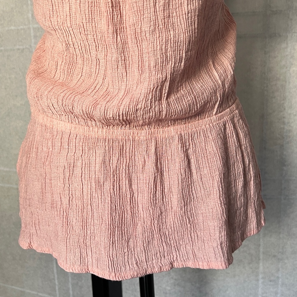 Twine & String Pink Ruffled Women's Top - Picture 4 of 9